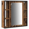 vidaXL Sada kúpeľňového nábytku 3 ks Staré drevo 33 x 33 x 185,5 cm