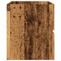 vidaXL Umývadlová skrinka staré drevo 100x38,5x45 cm kompozitné drevo