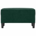 vidaXL Lavička tmavozelená 70x35x41 cm zamat