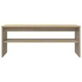vidaXL TV skrinka 100 x 35 x 40 cm Sonoma dub Kompozitné drevo