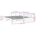 vidaXL Denná posteľ s matracom voskovo hnedá 90x190cm masívna borovica