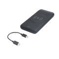 DELTACO PB-Q1003, Qi Powerbank 10000mAh, čierna