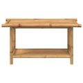 vidaXL Konferenčný stolík 90x50x45 cm bambus