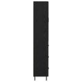 vidaXL Highboard 2 ks Čierny dub 69,5 x 34 x 180 cm Kompozitné drevo