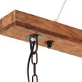 vidaXL Industriálna závesná lampa 25 W, čierna 109 cm E27