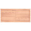 vidaXL Stolová doska svetlohnedá 120x50x(2-4)cm ošetrený masív hrany