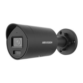 Hikvision 8MPix IP Bullet Hybrid ColorVu AcuSense kamera; LED/IR 40m, WDR 130dB, blikač, mikrofón, IP67; čierna