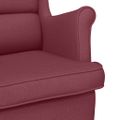 vidaXL Kreslo Wine Red 74x84x100 cm Látka