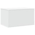 vidaXL Uzavretý box na stelivo, biely 80x50x45 cm, kompozitné drevo
