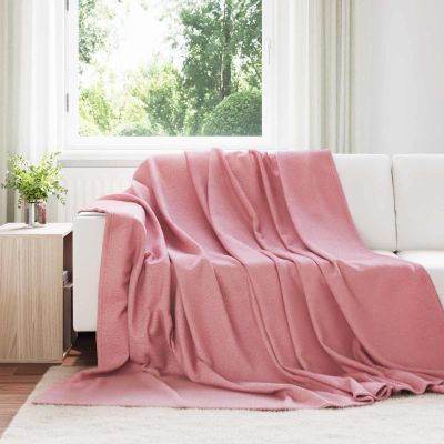 vidaXL Prikrývky na hodenie 6 pcs Ružová 240 x 220 cm Flís