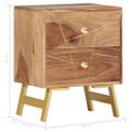 vidaXL Nočný stolík 40x30x50 cm masívne akáciaové drevo