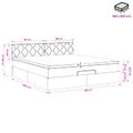vidaXL Polohovací postel s matrací Tmavozelená 160 x 200 cm Zamat