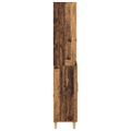 vidaXL Highboard Staré drevo 69,5 x 32,5 x 180 cm Kompozitné drevo