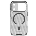 Nillkin camshield pro magnetický iphone 17 pro / iphone 18 pro, priehladne čierna
