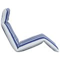 vidaXL Skladacie ležadlo modro-biele 175x54x8,5 cm oxfordská látka