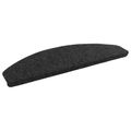 vidaXL Samolepiace schodové rohože 15 ks 80 x 28 x 3,5 cm Čierna