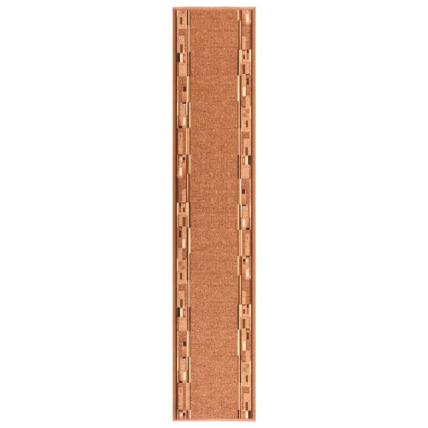 vidaXL Koberec behúň hnedý 80x350 cm protišmykový