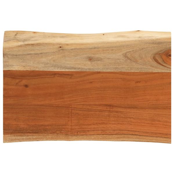 vidaXL Stolová doska 70x40x3,8 cm obdĺžnik akáciový masív živá hrana