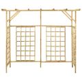 vidaXL Záhradná pergola pre tri koše impregnovaná borovica