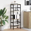 vidaXL Regál na knihy 3 úrovní 40 x 29,5 x 115 cm Kompozitné drevo