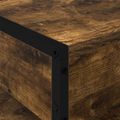 vidaXL Konferenčný stolík Dymová dub 80 x 50 x 40 cm Kompozitné drevo