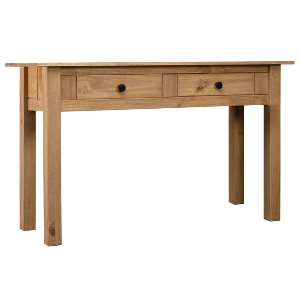 vidaXL Konzolový stôl 110x40x72 cm, borovicový masív Panama Range