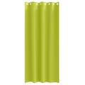 vidaXL Záclony na zatemnenie s krúžkami 2 ks Zelená 260 x 140 cm