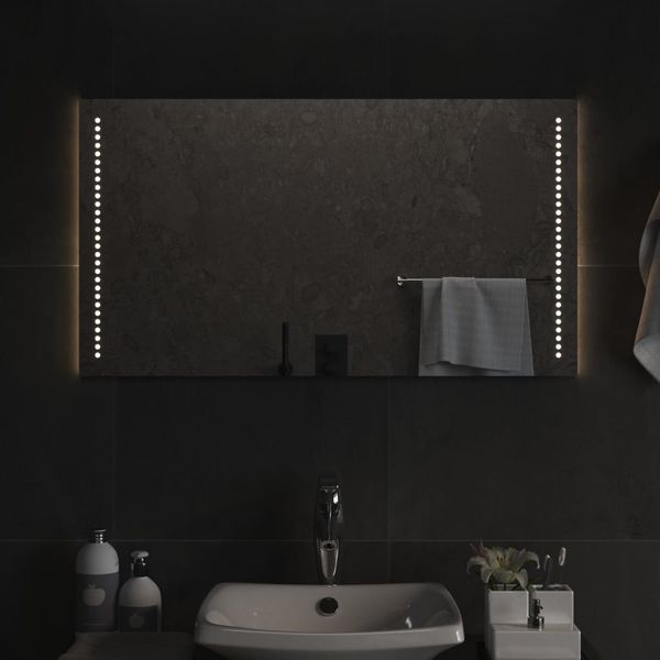vidaXL LED kúpeľňové zrkadlo 50x90 cm