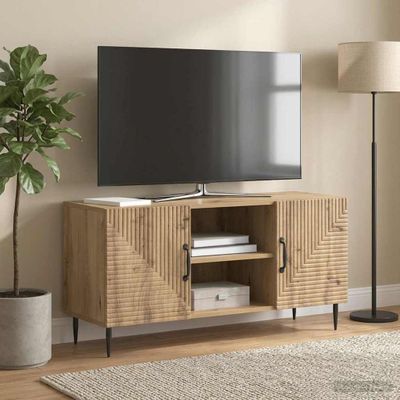 vidaXL TV skrinka 102 x 34,5 x 50 cm Dub artisan Kompozitné drevo