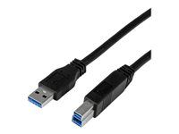 USB 3 Cable - 1x USB 3.0 A (M), 1x USB 3.0 B (M) - 1 meter, Black (USB3CAB1M) - Kábel USB - USB Type B (M) do USB typ A (M) - USB 3.0 - 1 m - lisovaný - čierna - pre P/N: HB31C2A2CME, KITBXDOCKPNA, KITBXDOCKPUK, SV231HU34K6, SV231QDPU34K, SV431HU34K6
