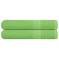 vidaXL Uteráky FROGN 2 ks jablkovo zelené 100x200 cm 360 g/m²
