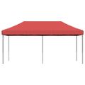 vidaXL Skladací pop-up párty stan burgundský 580x292x315 cm