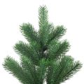 vidaXL Umelý vianočný stromček jedľa Nordmann LED a gule zelený 120 cm