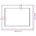 vidaXL Nástenná polica bledohnedá 40x30x(2-4) cm ošetrený masívny dub