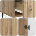vidaXL Servírovacia skriňa Dub artisan 66 x 34,5 x 97 cm