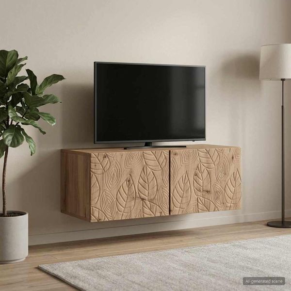 vidaXL Nástenná TV skrinka 78,5 x 31 cm Dub artisan Kompozitné drevo