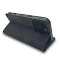Smart Suede case for iPhone 15 6,1" black