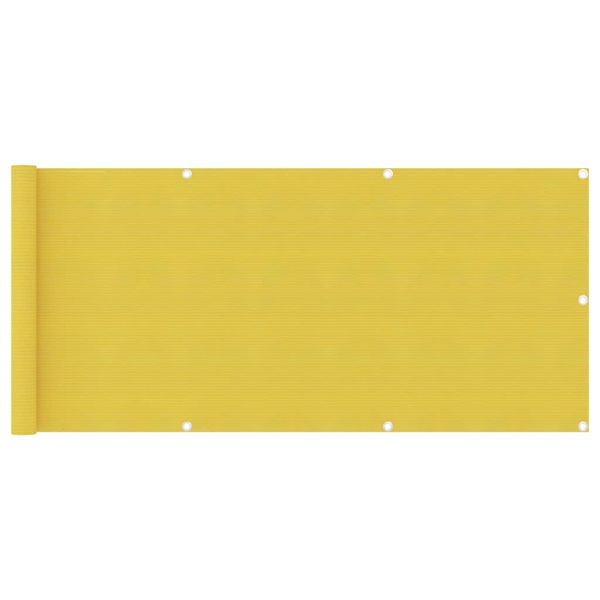 vidaXL Balkónová markíza žltá 75x300 cm HDPE