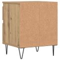 vidaXL Nočné stolíky 2 ks dub artisan 40x35x50 cm kompozitné drevo