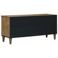vidaXL TV skrinka Hnedá 100 x 33,5 x 46 cm Masívne mango drevo