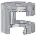 vidaXL Matice s kamlockom 2 ks Strieborná 15 x 11,5 mm Kov