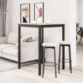 vidaXL Barový stôl 80 x 80 x 105 cm Masívne borovicové drevo Prírodná