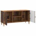 vidaXL TV skrinka Staré drevo 102 x 34,5 x 50 cm Kompozitné drevo