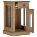 vidaXL Nábytok pre psa Dub artisan 50 x 47,5 x 80 cm Kompozitné drevo