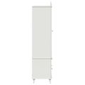 vidaXL Kreatívne úložisko pre deti ROROS Biela 90 x 45 x 180 cm