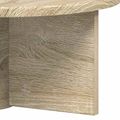vidaXL Stenná polica 2 ks Sonoma dub 38 x 19 x 19 cm Kompozitné drevo