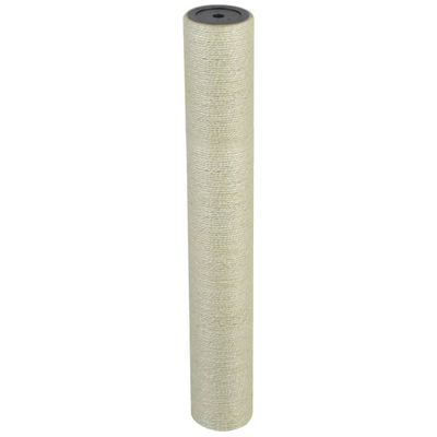 vidaXL Stĺpik na škrabanie pre mačky, 8x55 cm, 10 mm, béžový