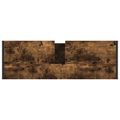 vidaXL Kúpeľňová skriňa Dymová dub 90 x 30 x 60 cm Kompozitné drevo