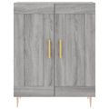 vidaXL Vysoká skrinka sivý dub sonoma 69,5x34x180 cm spracované drevo