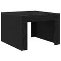 vidaXL Konferenčný stolík Čierny dub 50 x 50 x 35 cm Kompozitné drevo